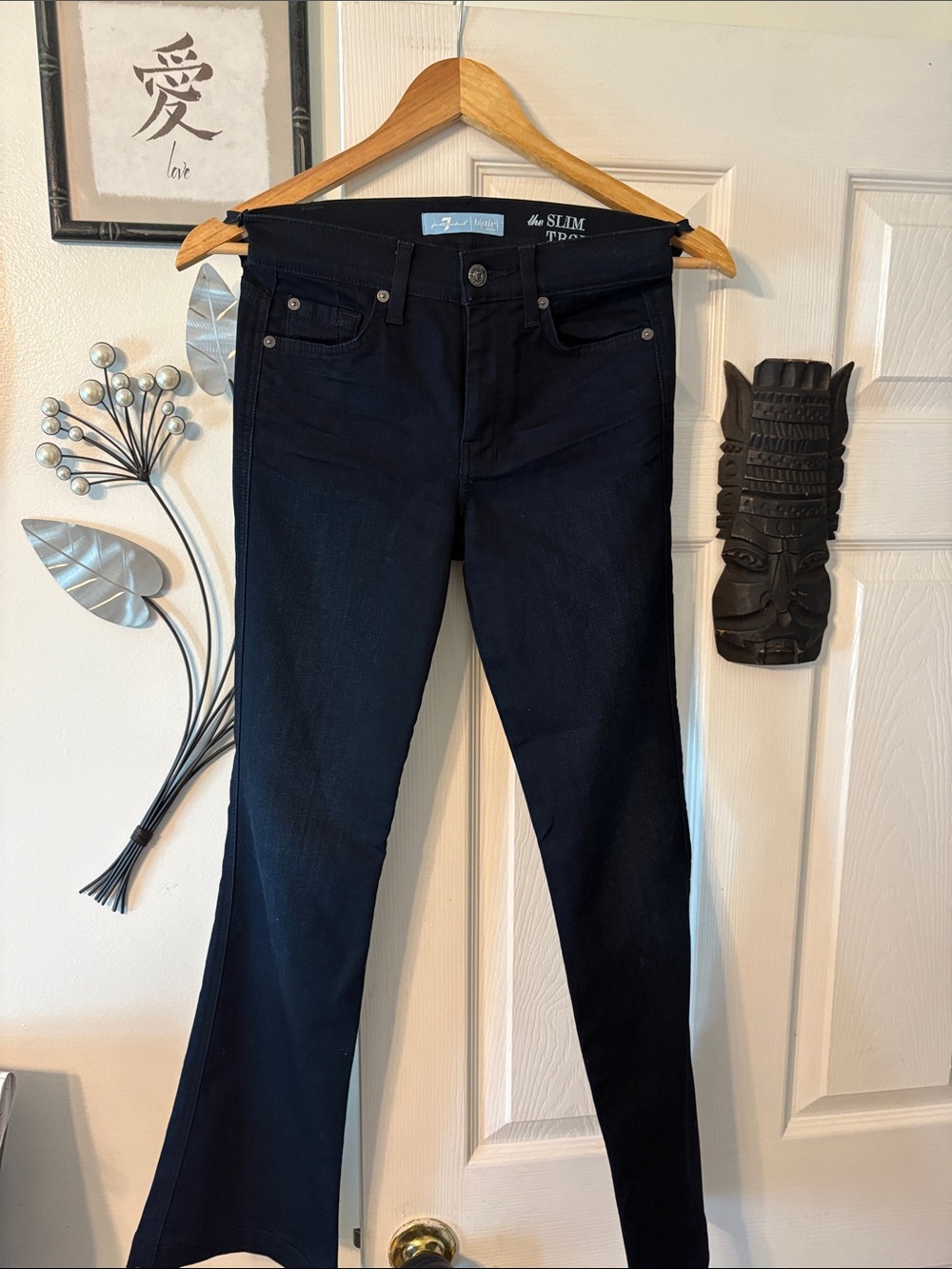 7 For All Mankind Women’s Skinny Jeans - Black